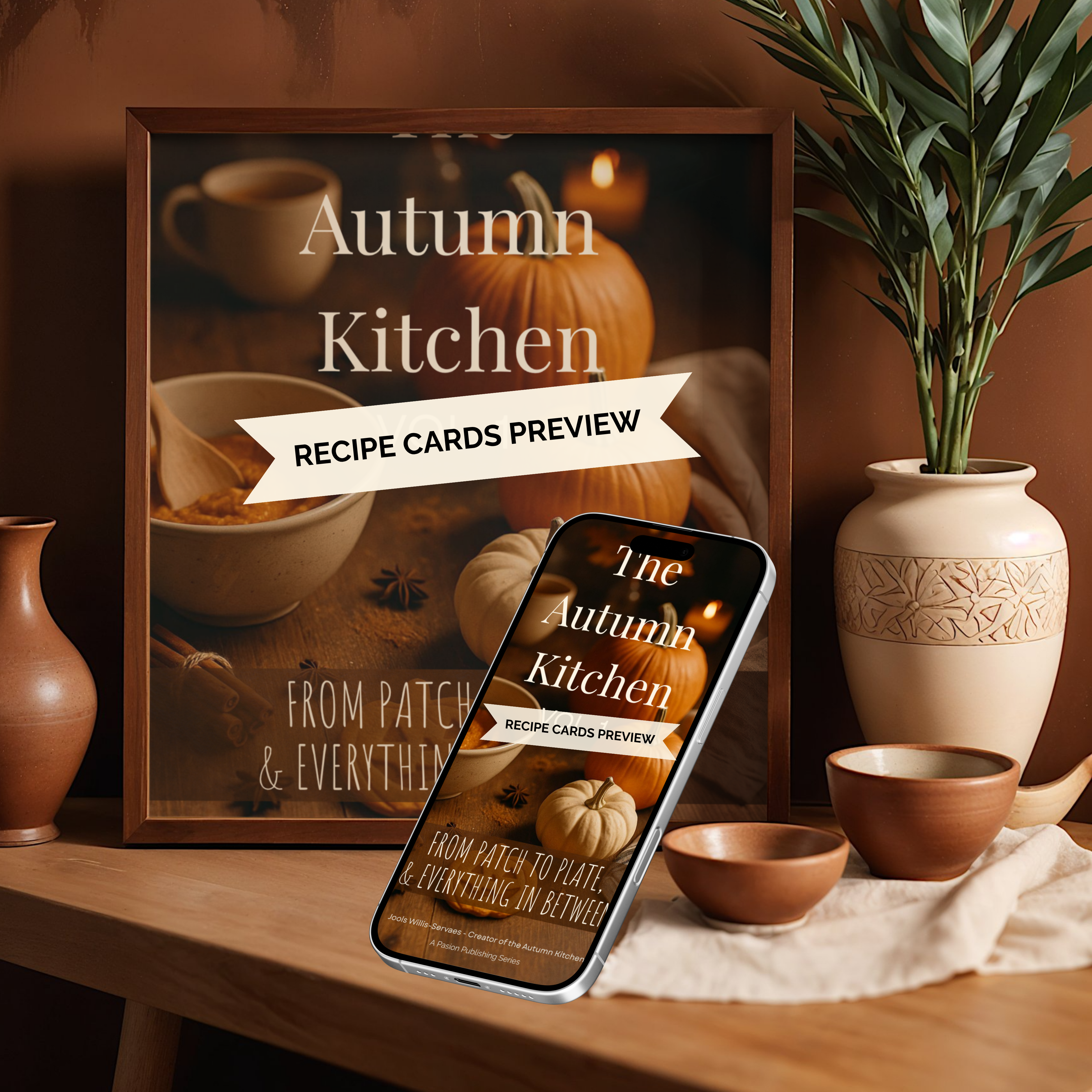 Autumn Kitchen - Free Recipe Cards Preview Pack