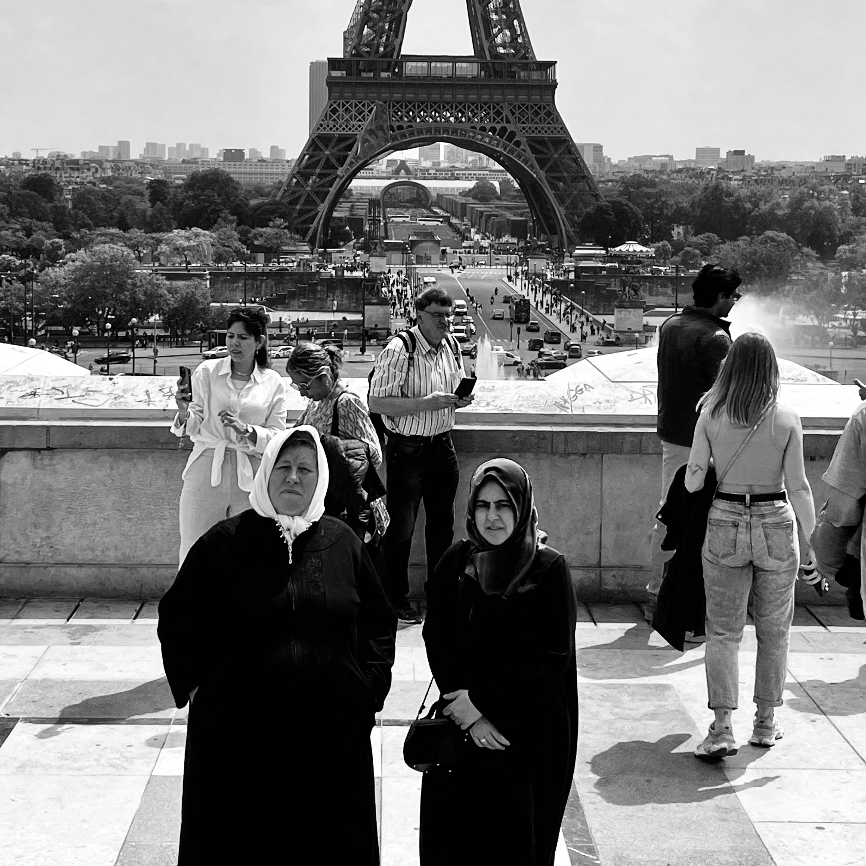 Prendre la pause devant la grande Dame