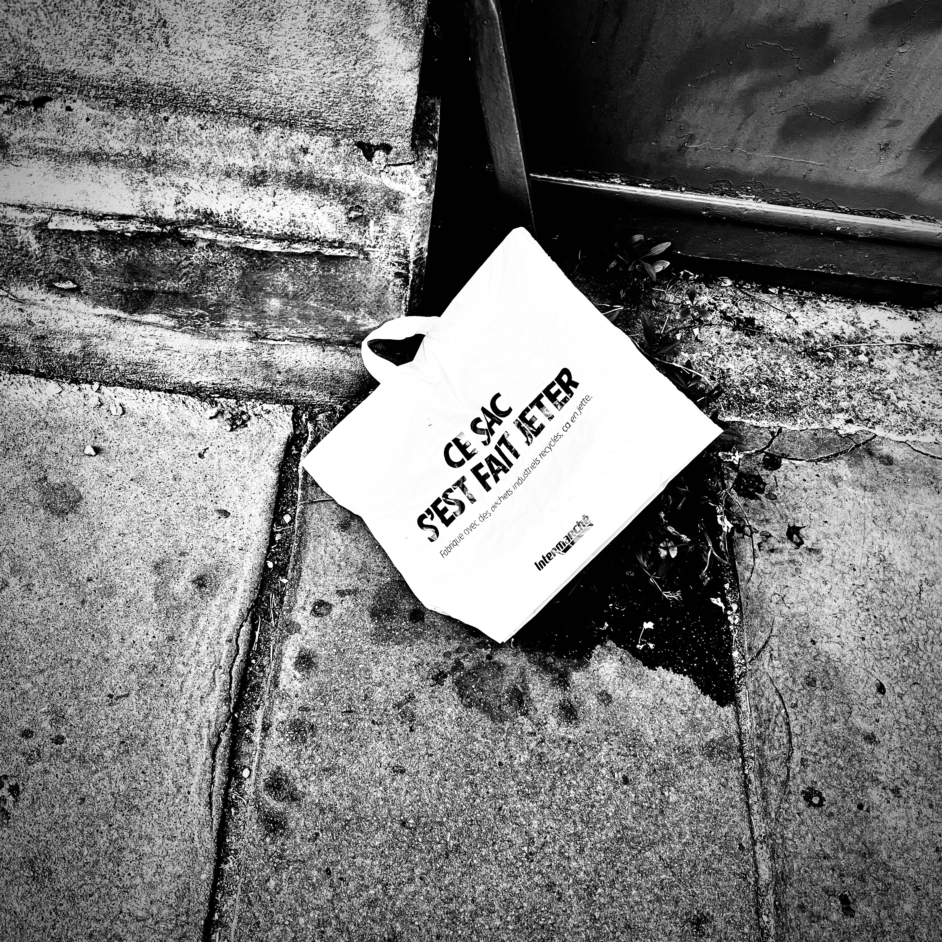 Ce sac s'est fait jeter 