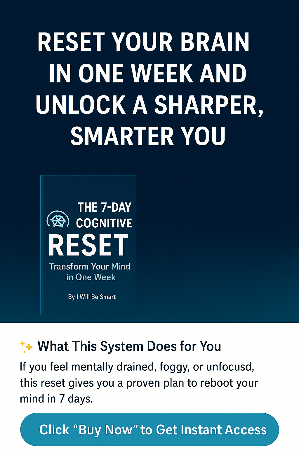 THE 7-DAY COGNITIVE RESET