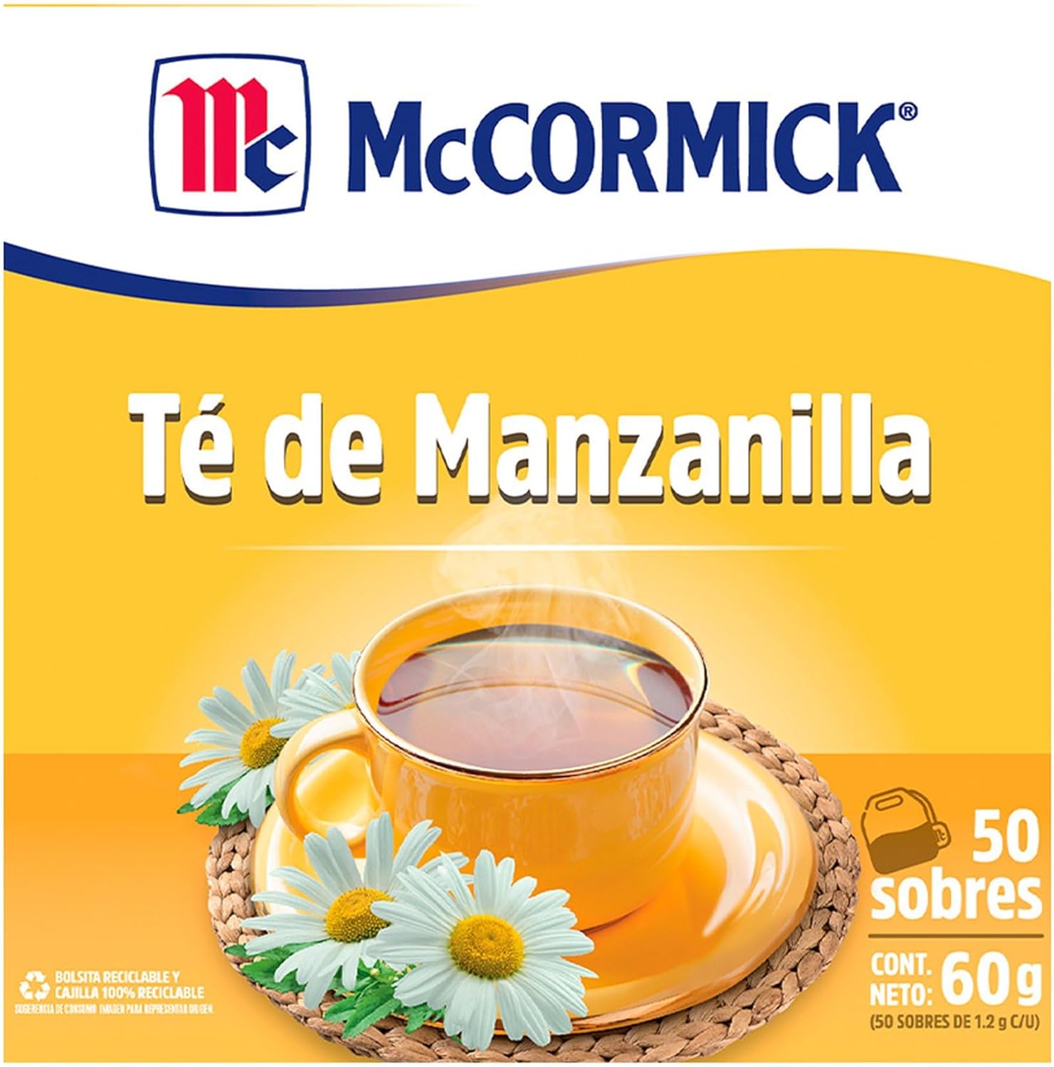 Té de manzanilla 50 sobres