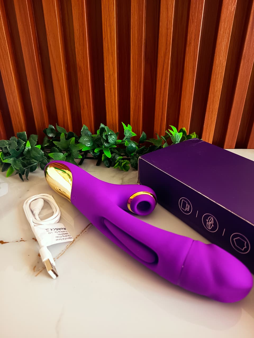vibrador triple función 