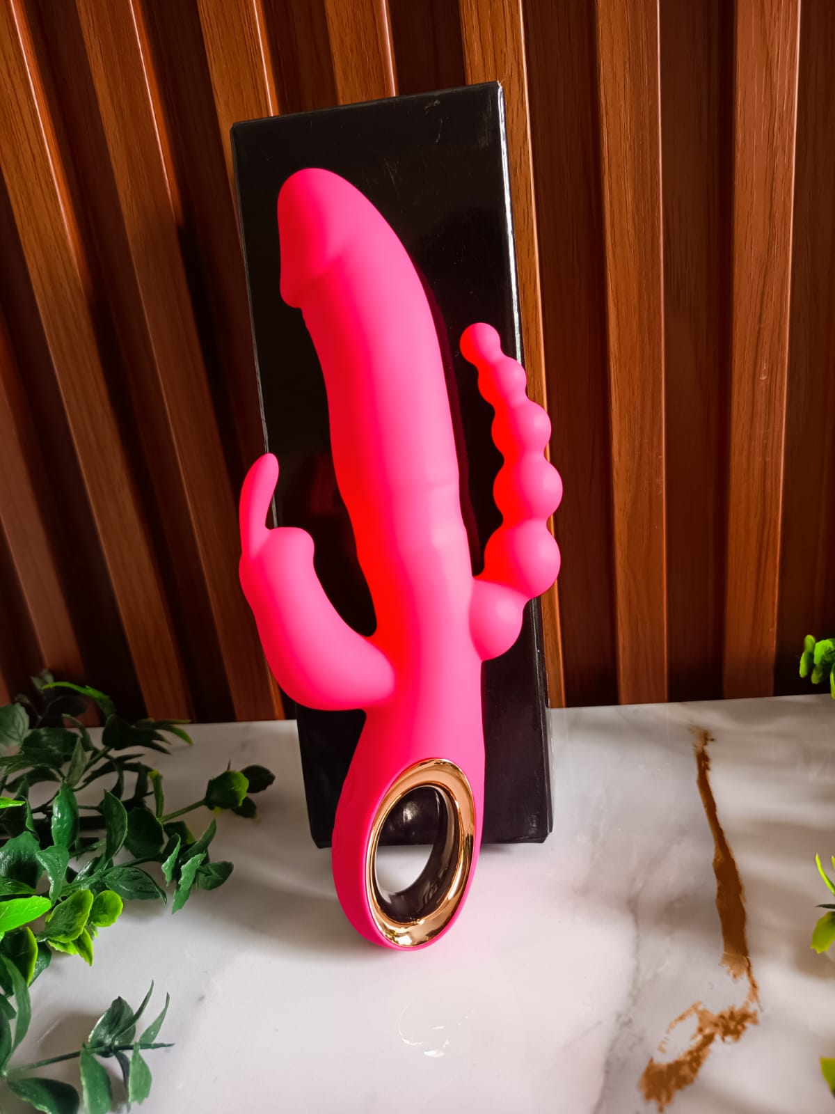 VIBRADOR CONEJO DE TRIPLE ESTIMULACIÓN
