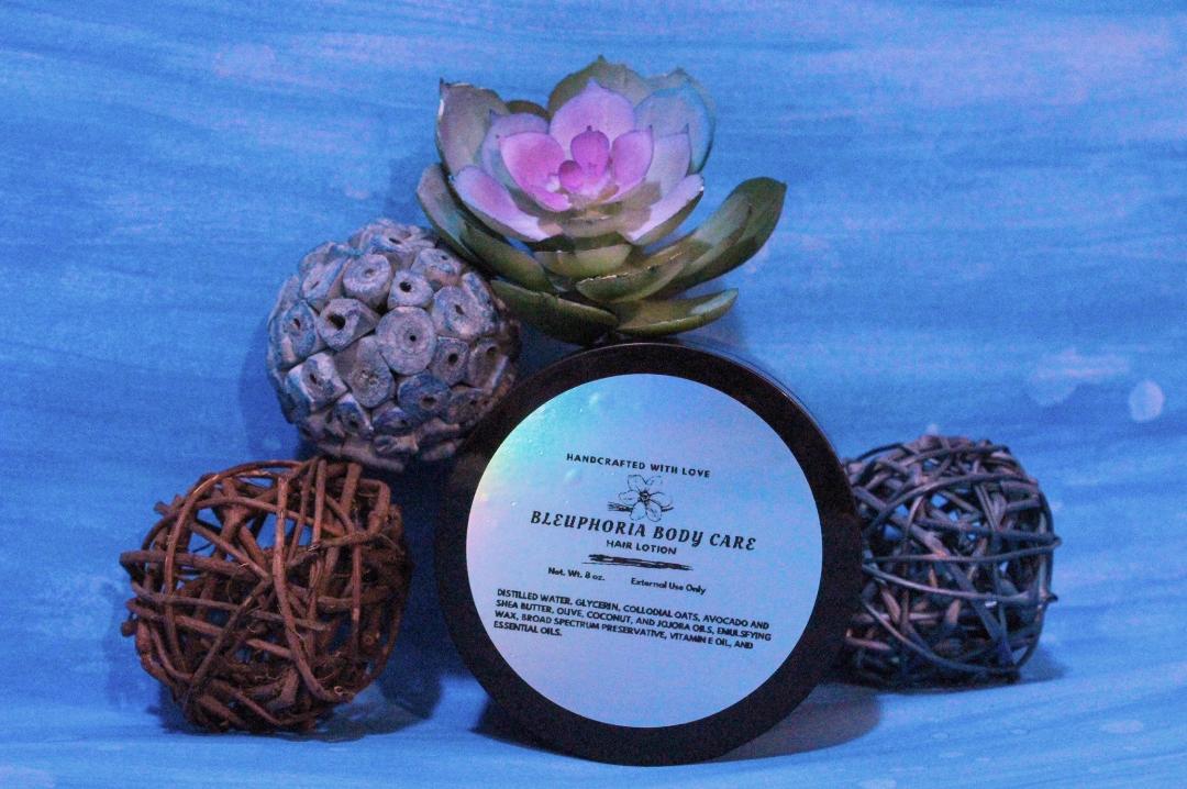 Bleuphoria Daily Moisturizing Hair Custard 8 oz