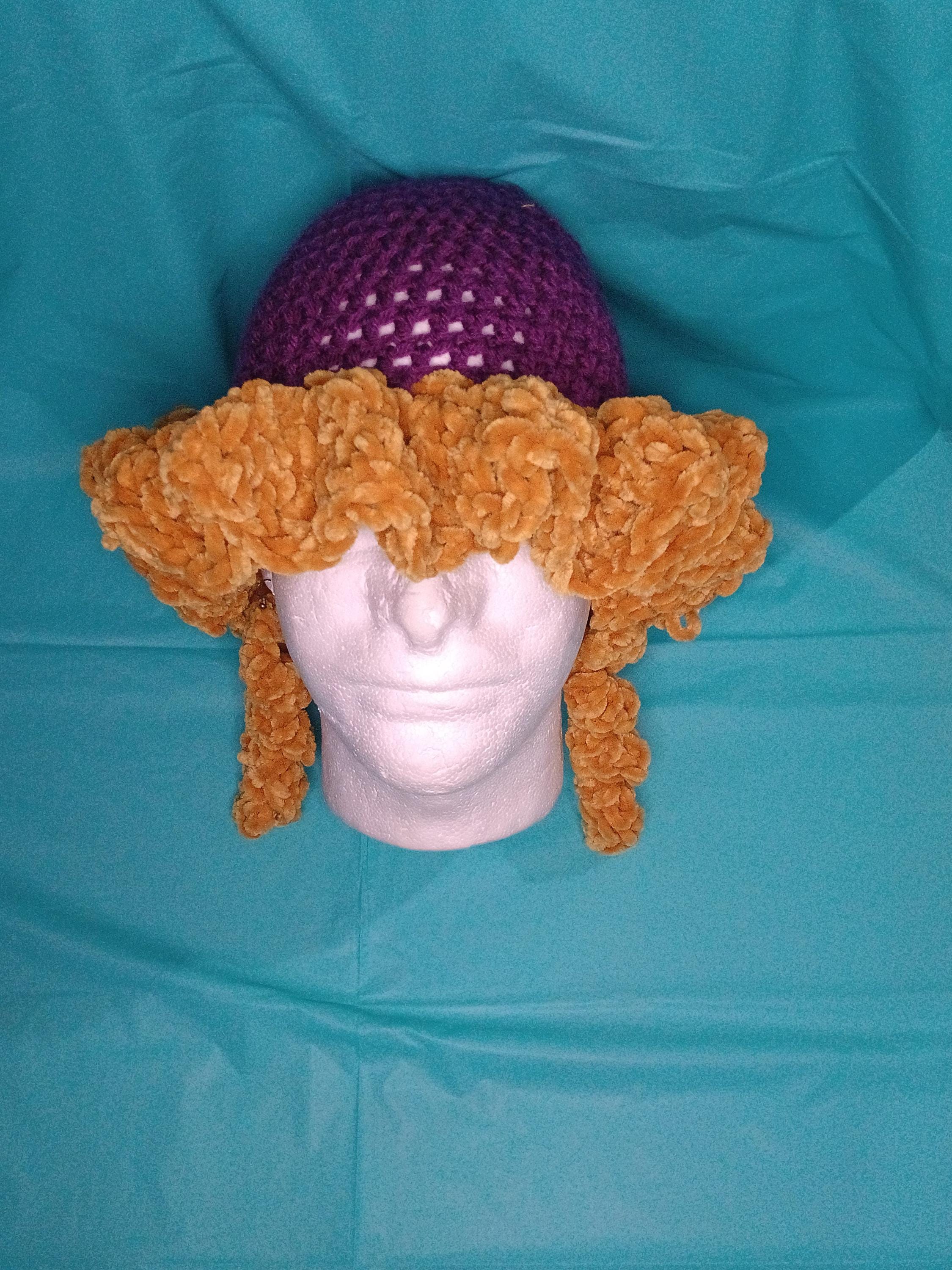Crochet Ruffle Hat with Earrings – Handmade Holiday Gift | Chenille Trim + Bold Style