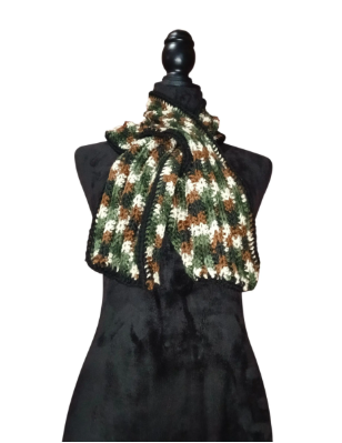 Crochet Bucket Hat & Cowl Scarf Set – Handmade Holiday Gift | Cozy, Colorful, and One-of-a-Kind