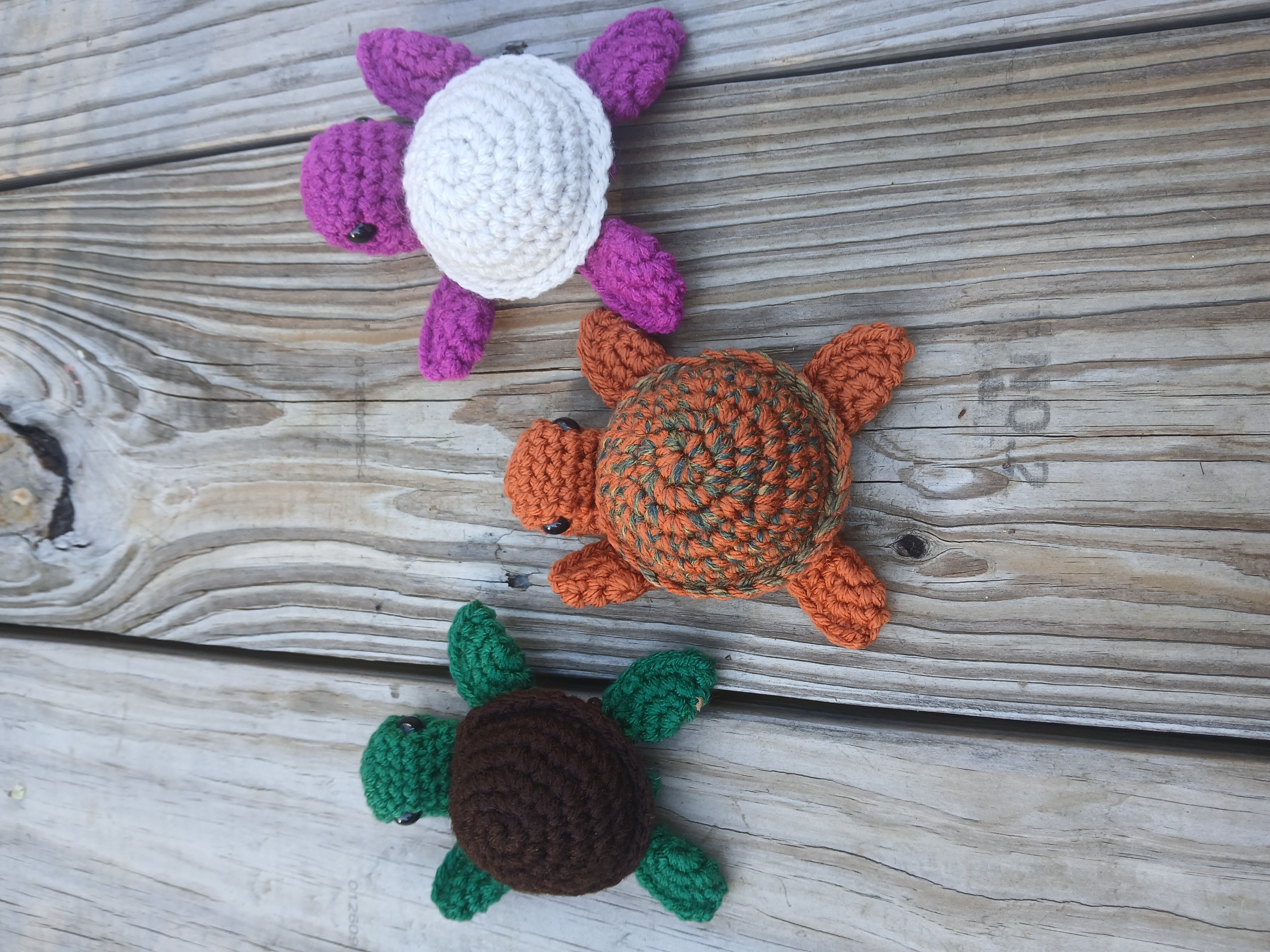 Crochet Sea Turtle Plush – Handmade Amigurumi Turtle | Cute Gift & Desk Buddy