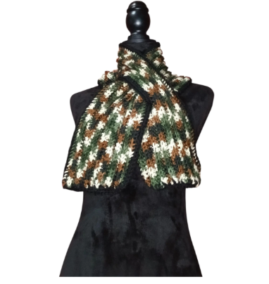 Crochet Bucket Hat & Cowl Scarf Set – Handmade Holiday Gift | Cozy, Colorful, and One-of-a-Kind