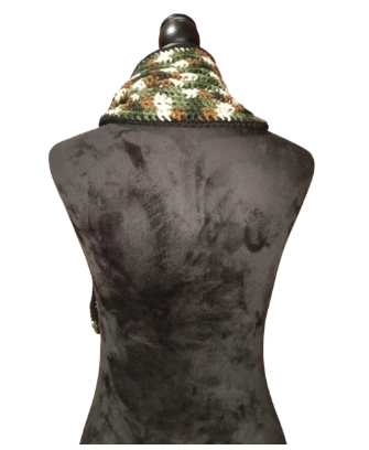 Crochet Bucket Hat & Cowl Scarf Set – Handmade Holiday Gift | Cozy, Colorful, and One-of-a-Kind