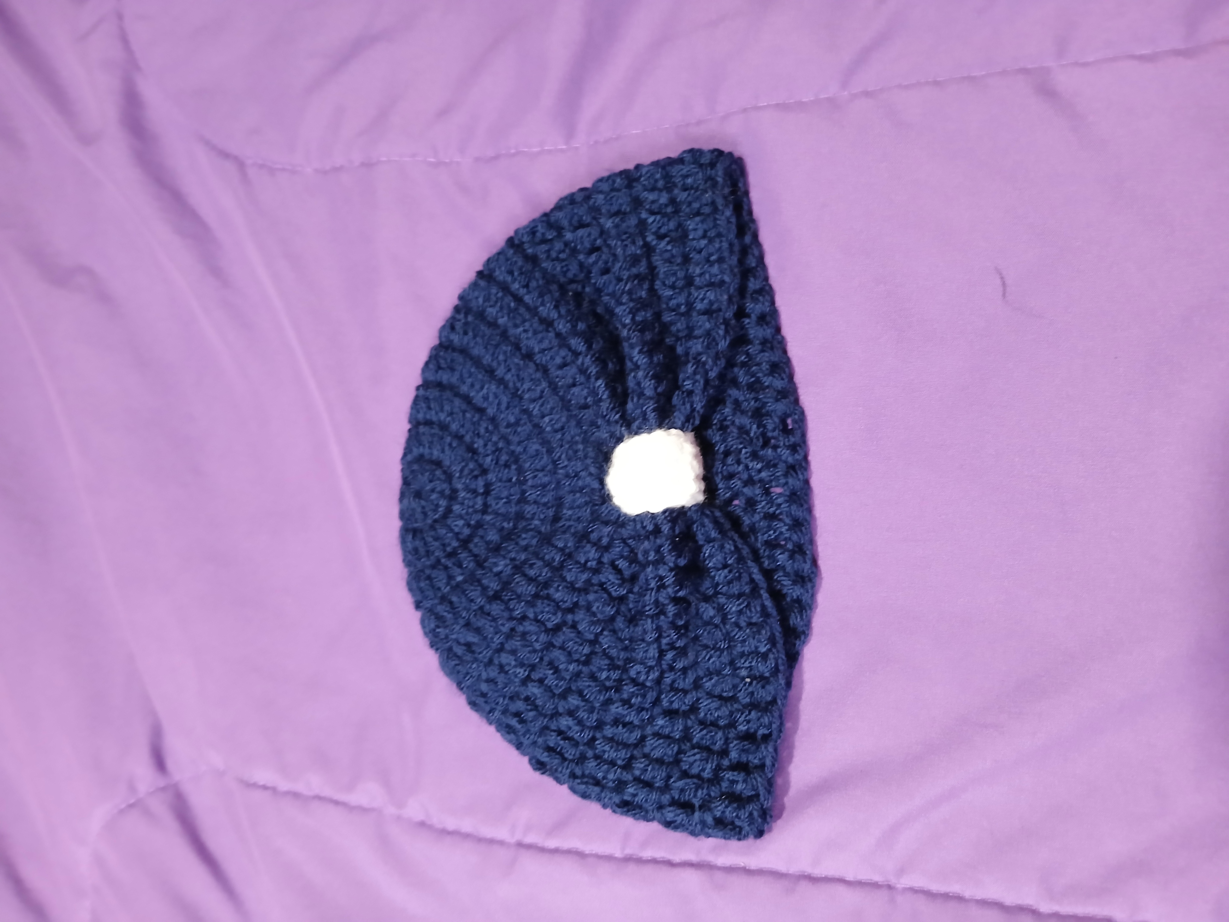 Baby Ruffle Pants & Turban Set – Handmade Crochet (6–12 Months)