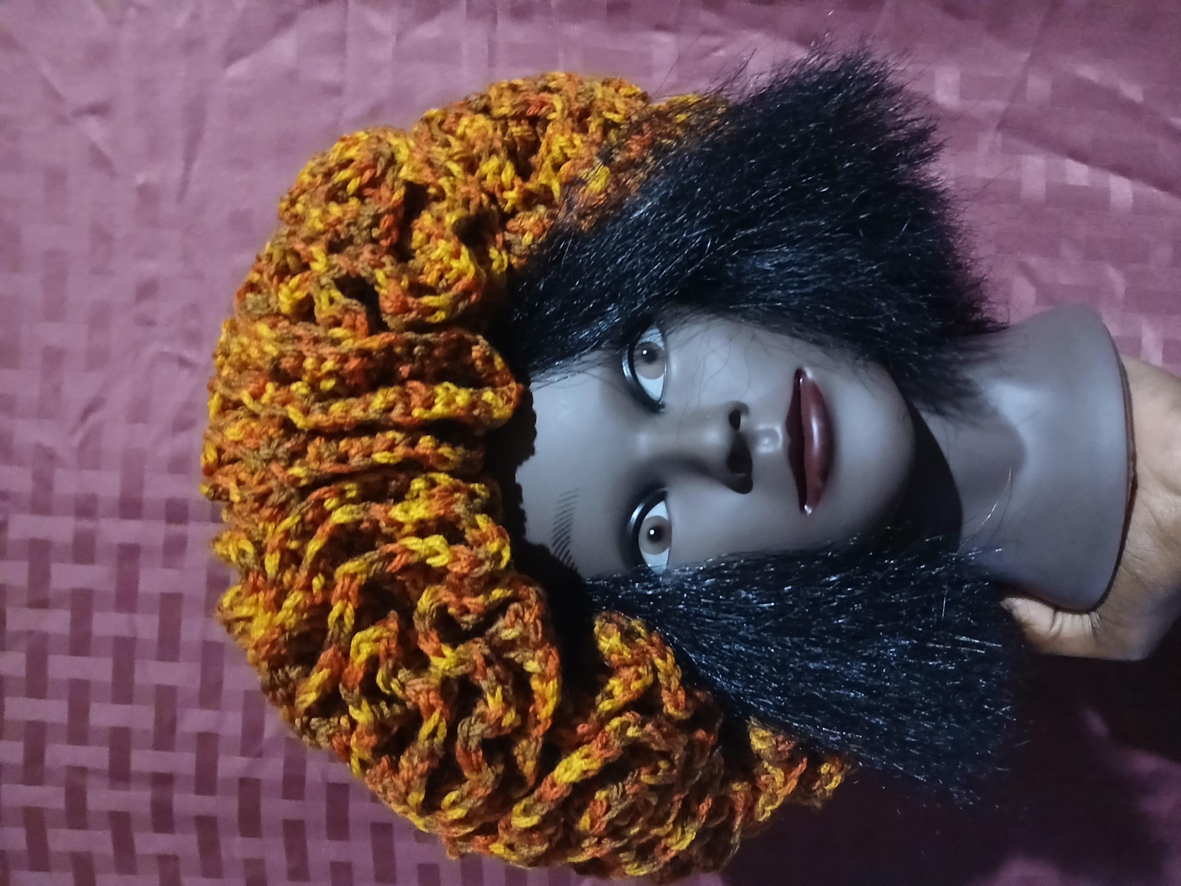 Ruffle Crochet Headband – Stretchy Frill Headband | Cute Handmade Hair Accessory