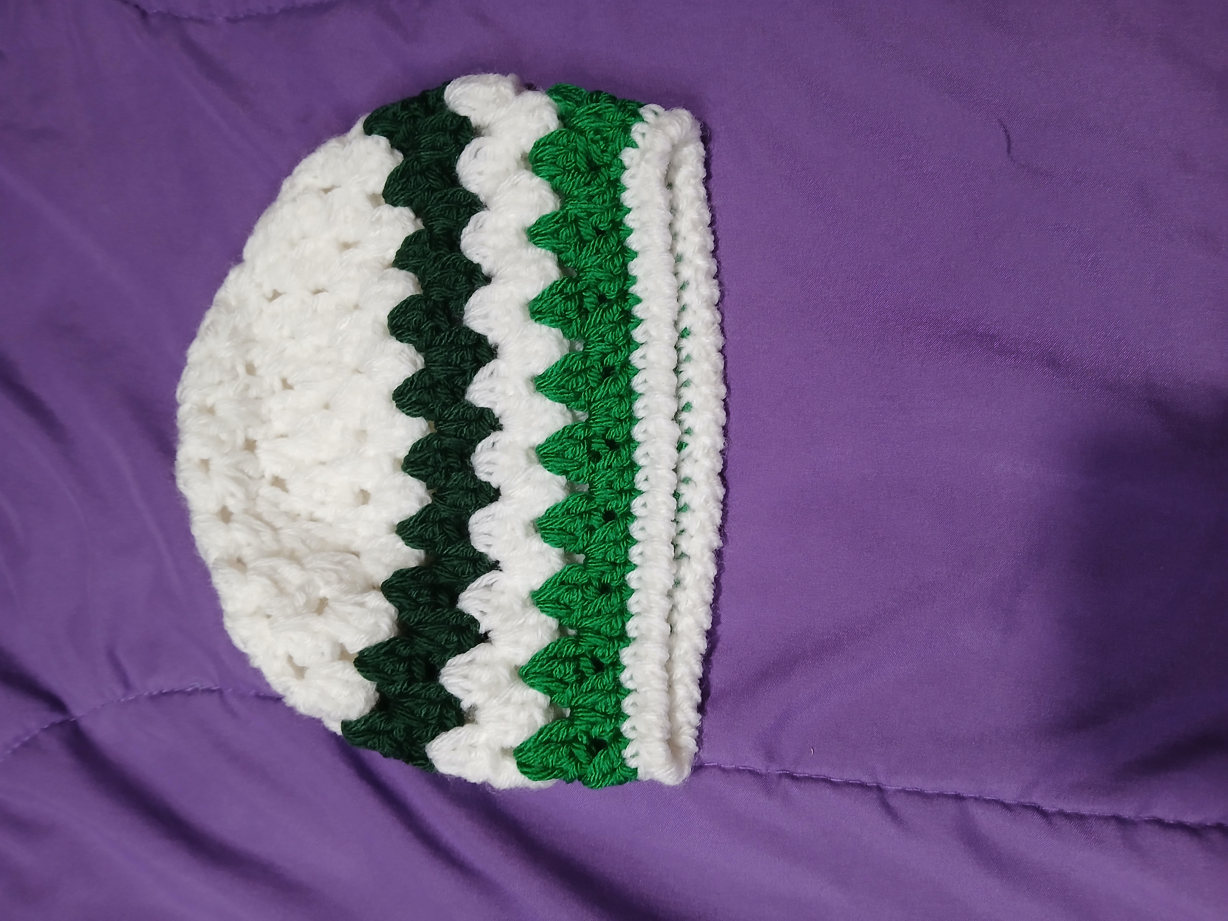 Granny Stitch Jogger & Cap Set – Handmade Crochet for Babies (0–6 Months)