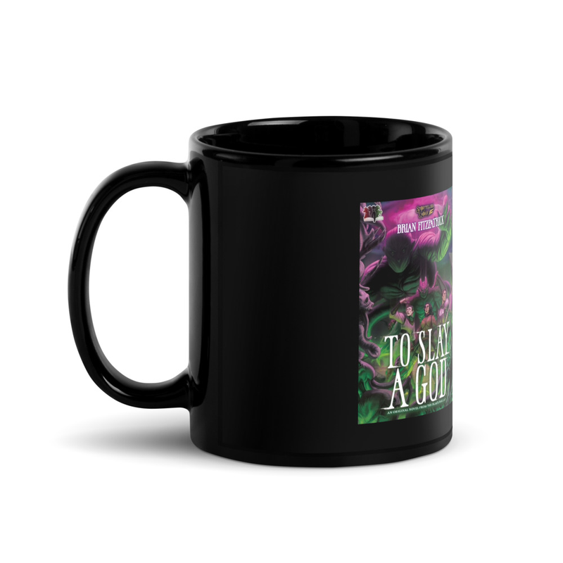 To Slay A God Black Mug