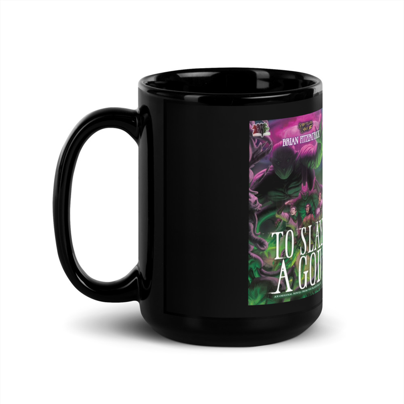 To Slay A God Black Mug