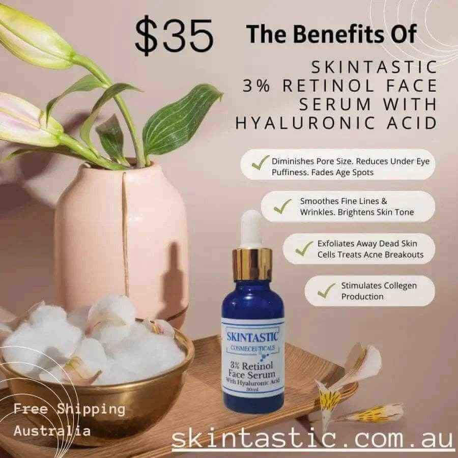 3% Retinol Serum with Hyaluronic Acid