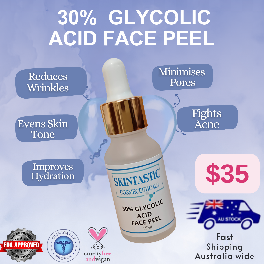 Glycolic Alpha Hydroxy Acid (AHA) Face Peel