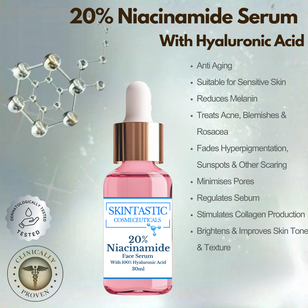 20% Niacinamide Face Serum with Hyaluronic Acid