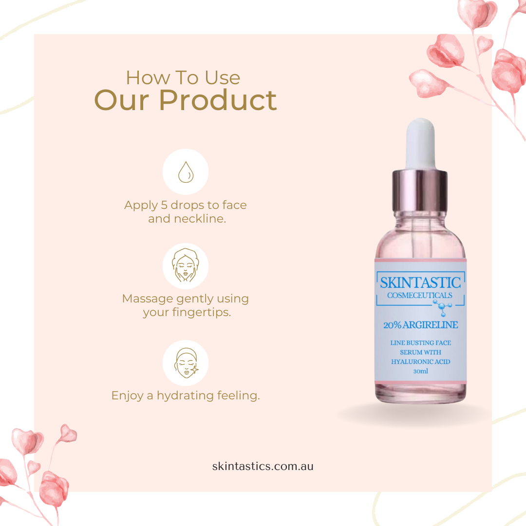 20% Argireline Face Serum - Anti-Ageing Booster