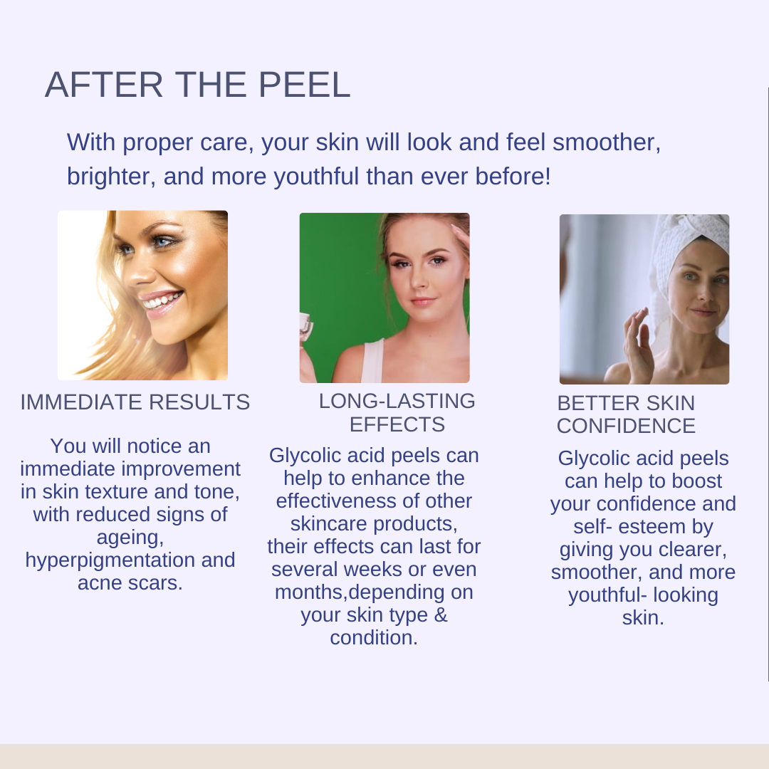 Glycolic Alpha Hydroxy Acid (AHA) Face Peel