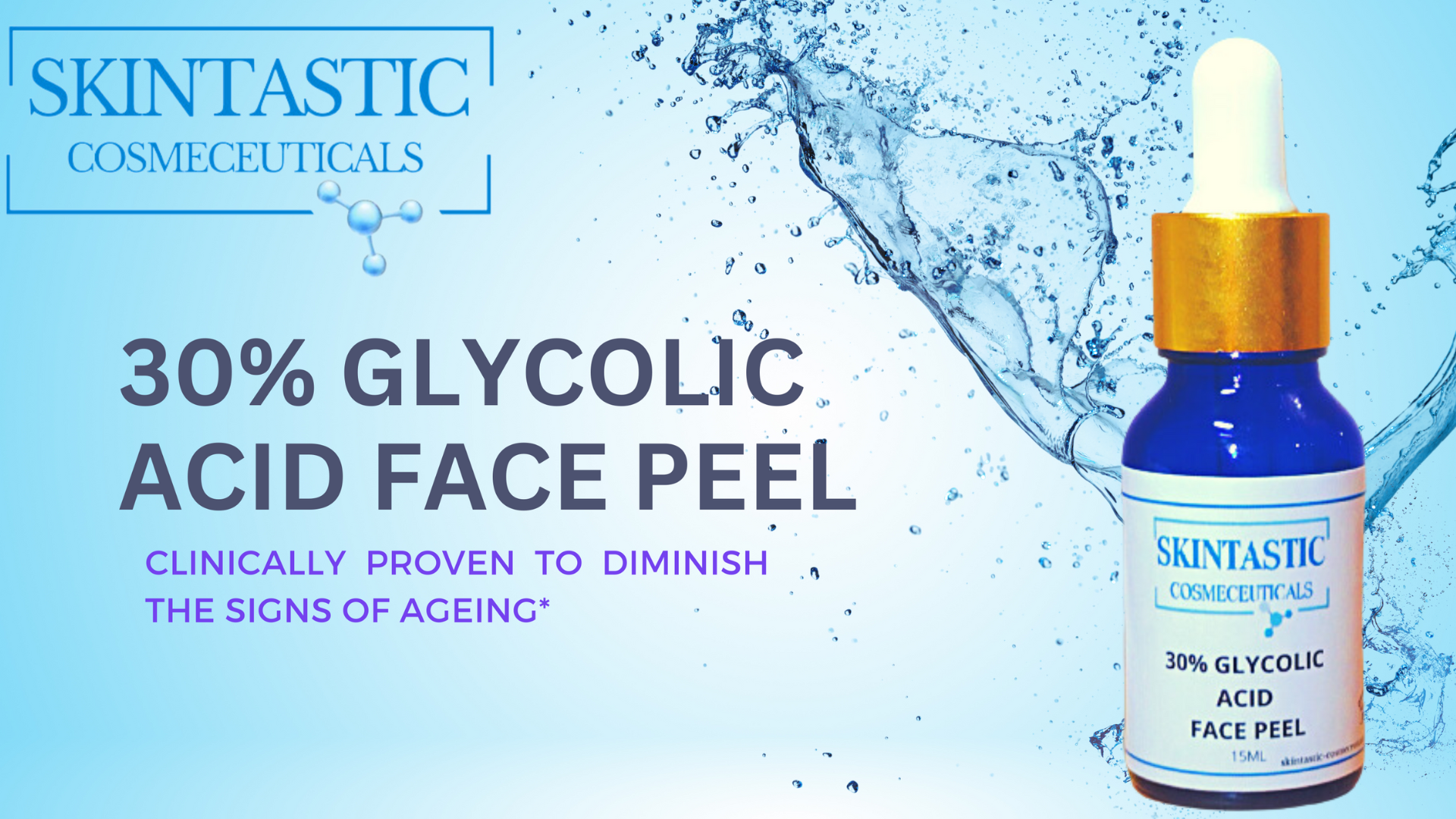 Glycolic Alpha Hydroxy Acid (AHA) Face Peel