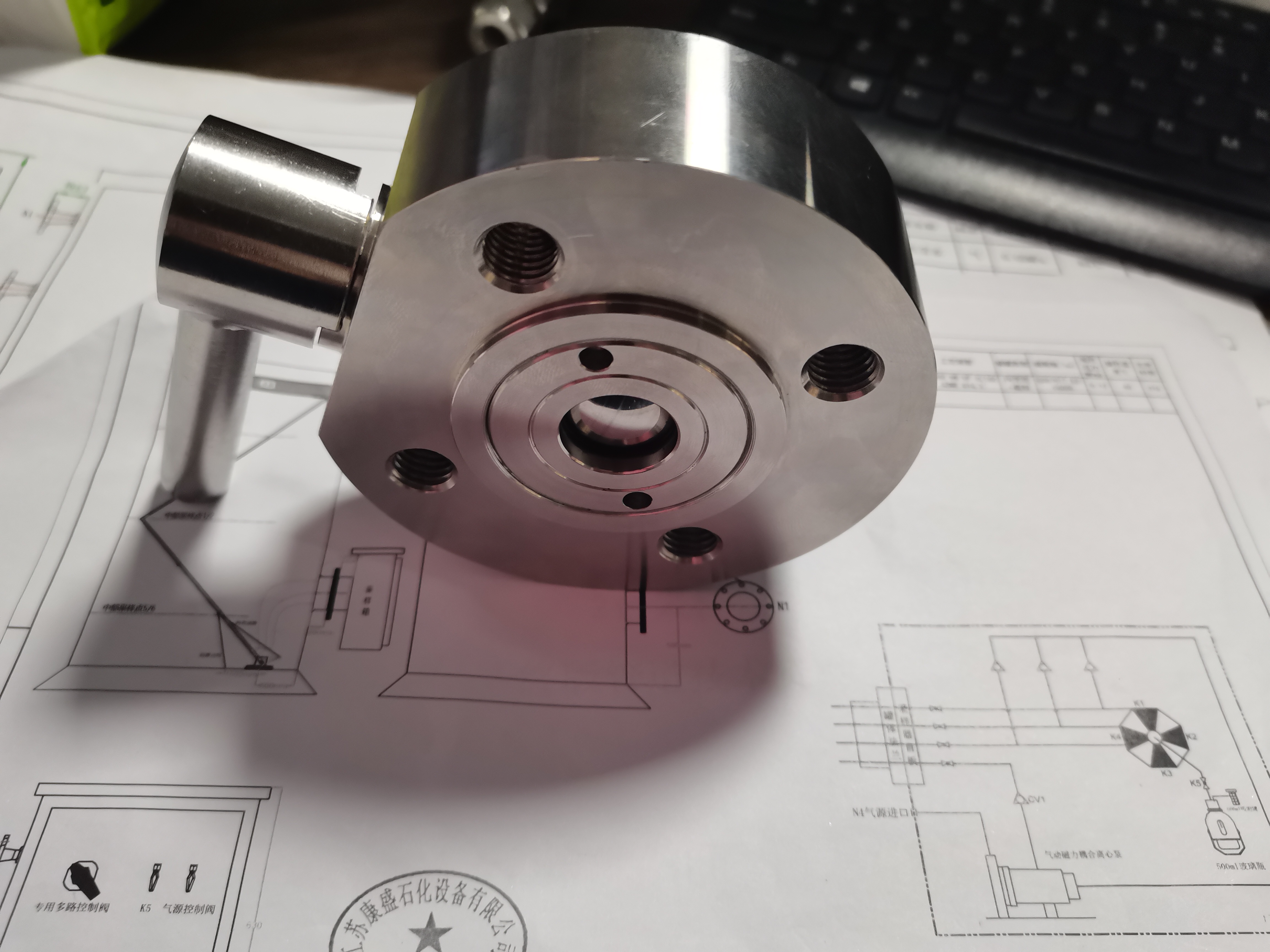 Stainless Steel Flange Assembly