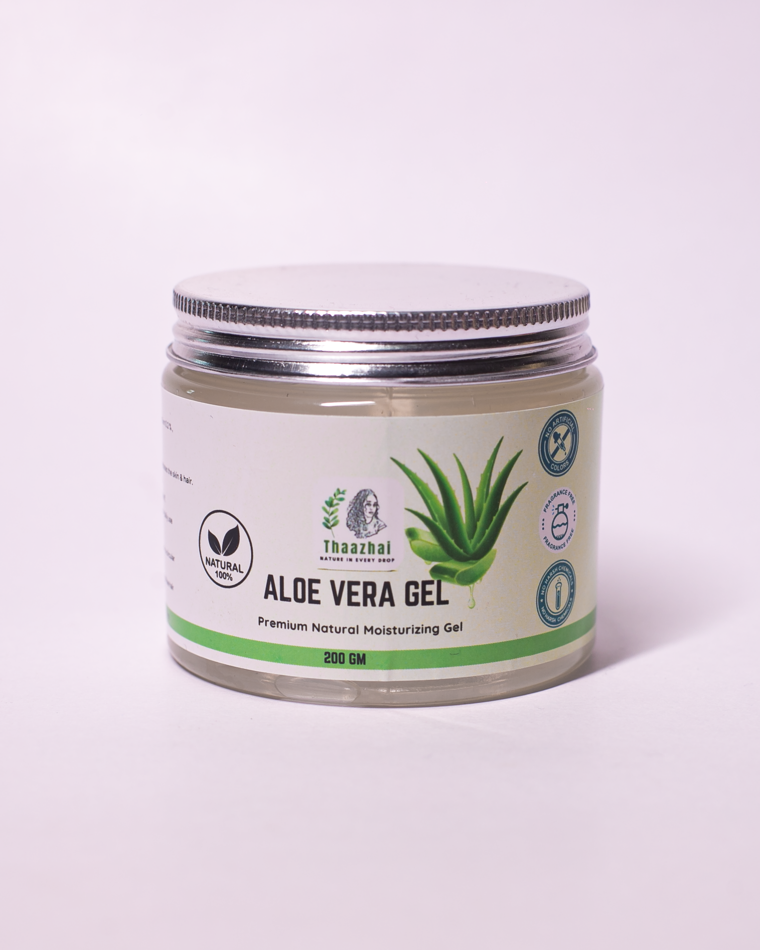 Thaazhai Aloe Vera Premium Natural Moisturizing Gel