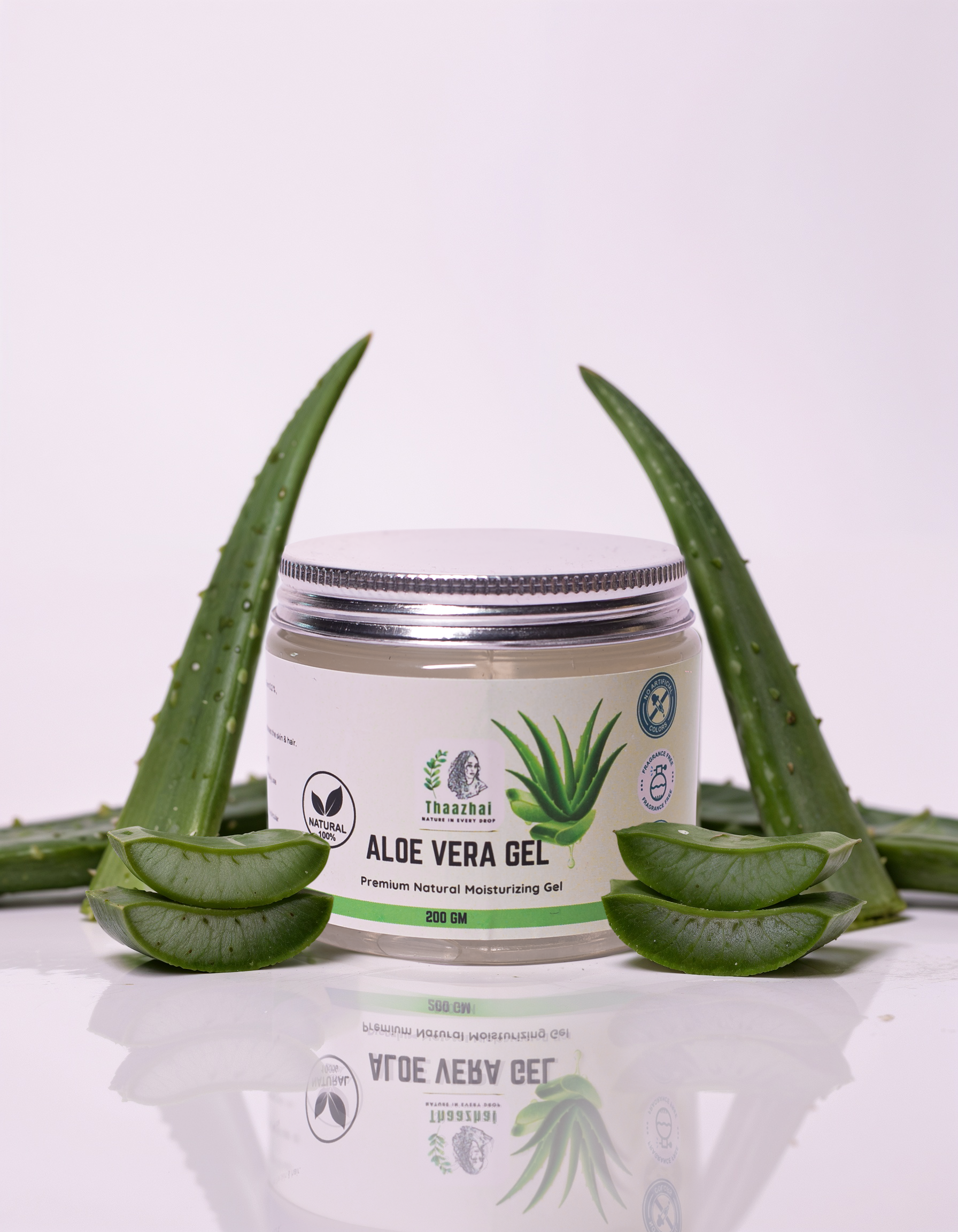 Thaazhai Aloe Vera Premium Natural Moisturizing Gel