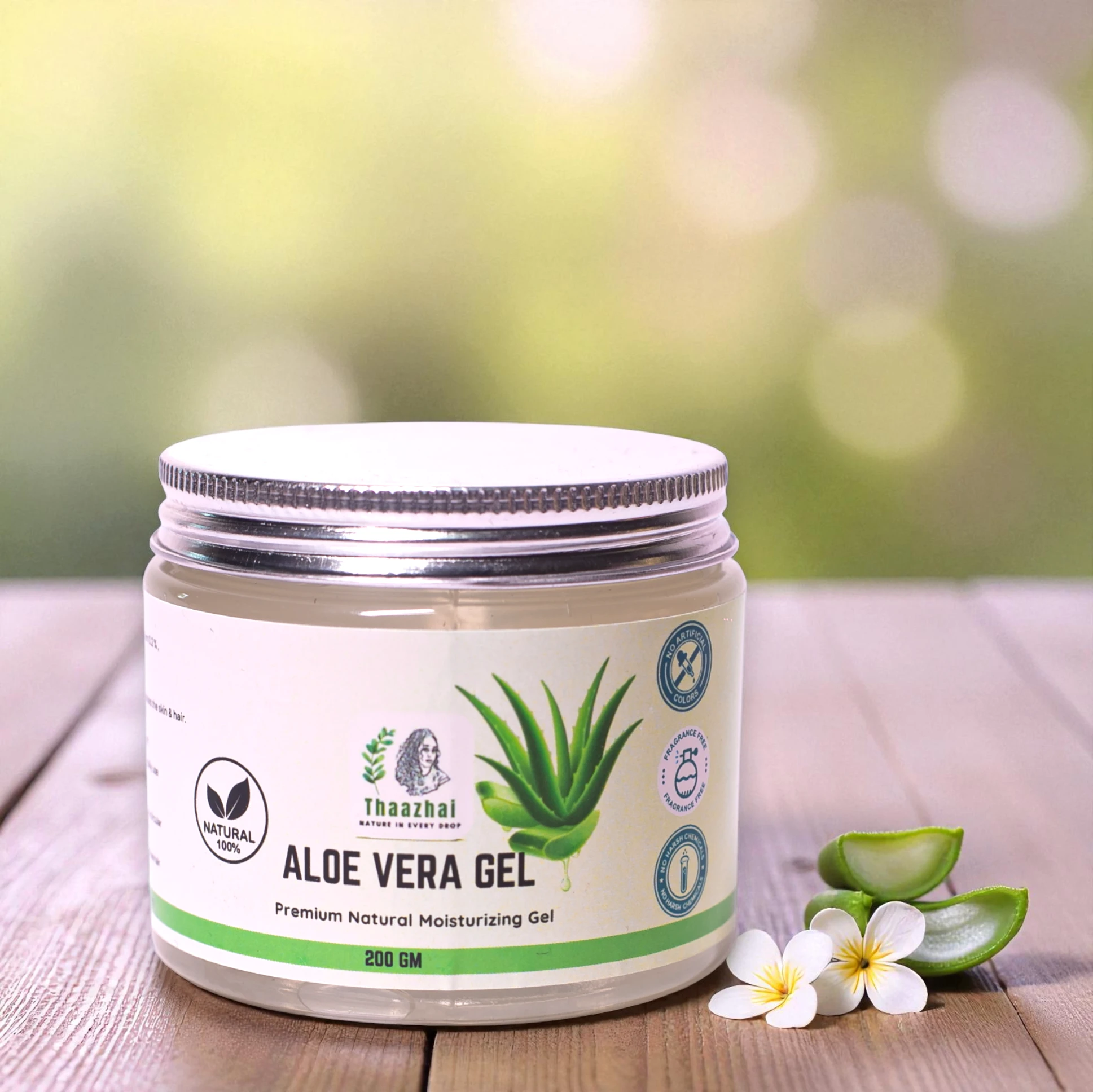 Thaazhai Aloe Vera Premium Natural Moisturizing Gel