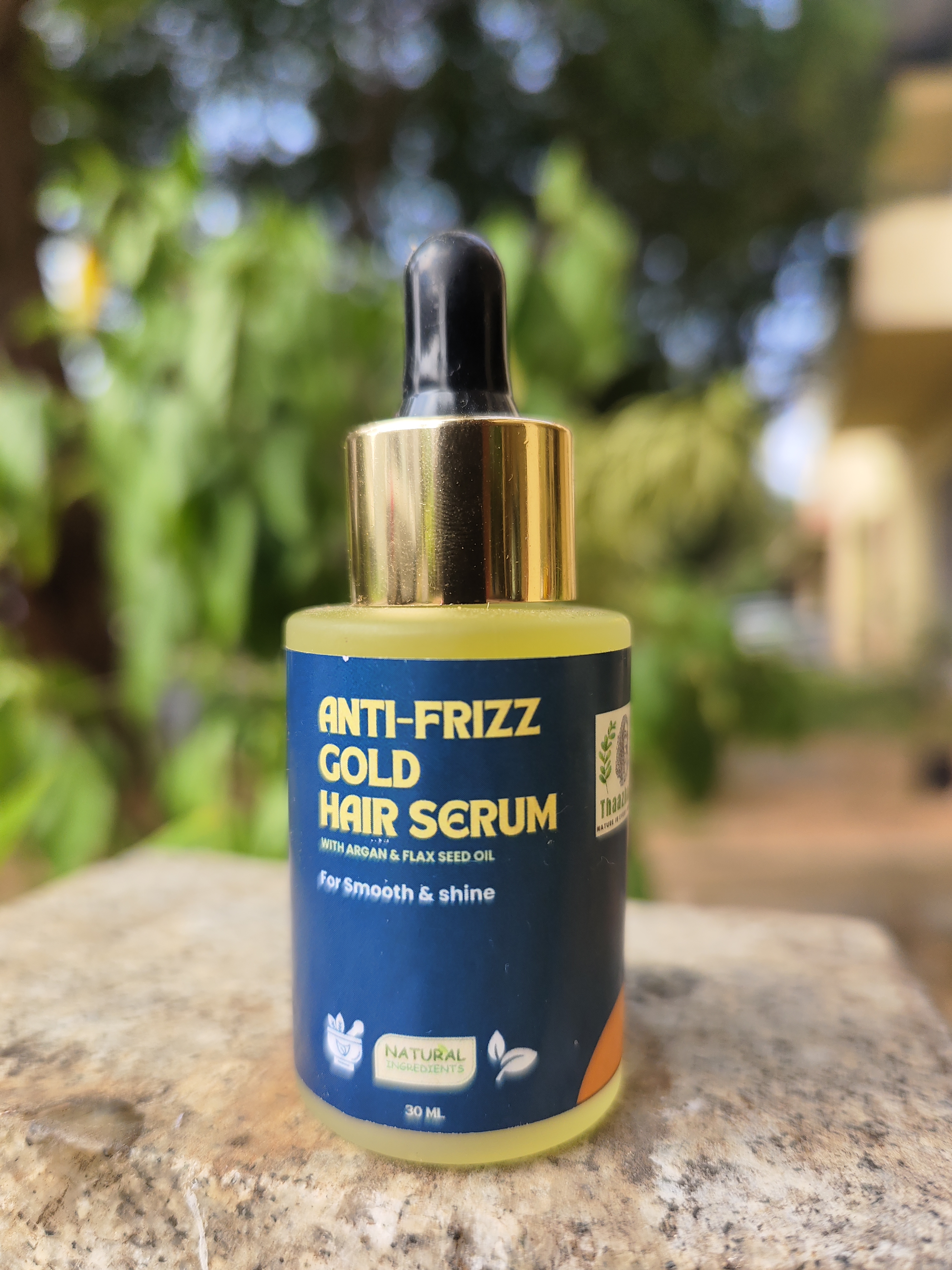 Anti-Frizz Gold Hair Serum