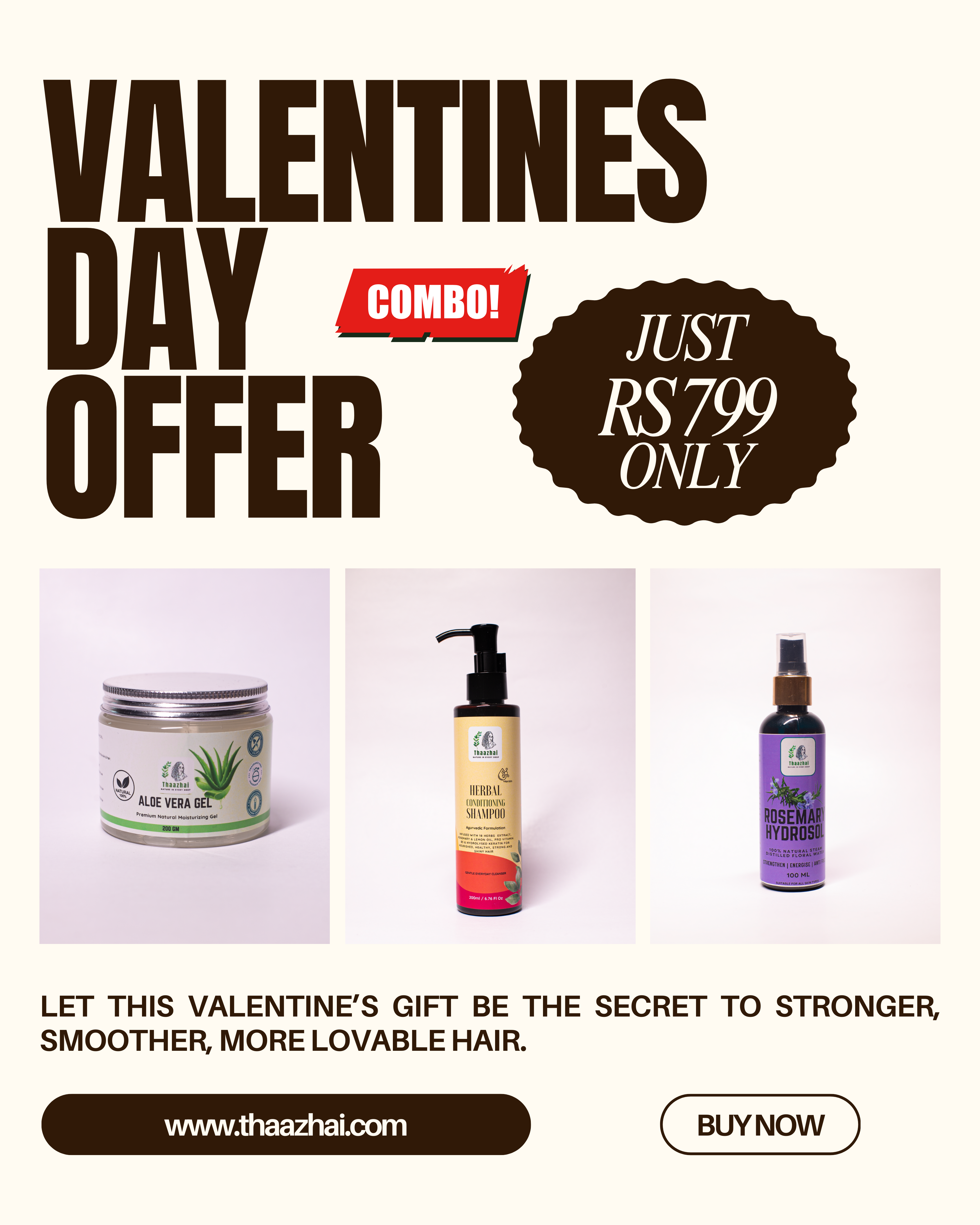 Valentines Hair Care Combo