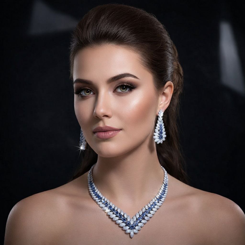 طقم نوفا بلو_Nova Blue Jewelry Set
