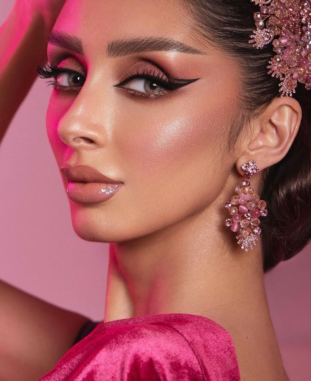 هيدبيس اللؤلؤ الزهري 