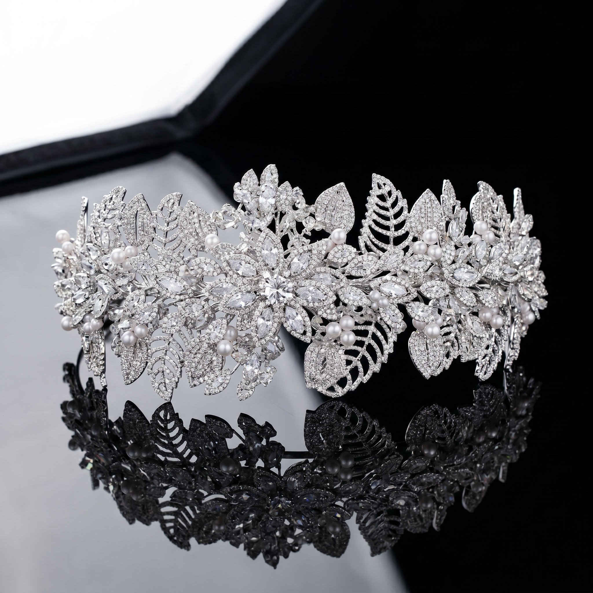 هيدبيس ريانا | Riana Bridal Headpiece
