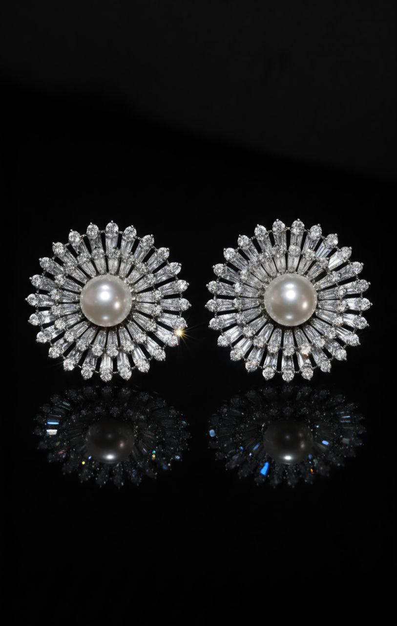 حلق لؤلؤة لورا_Laura Pearl Earrings