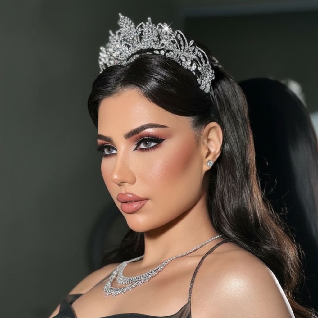 تاج "زاهية" الملكي – إصدار حصري مرصع بالكريستال السويسري