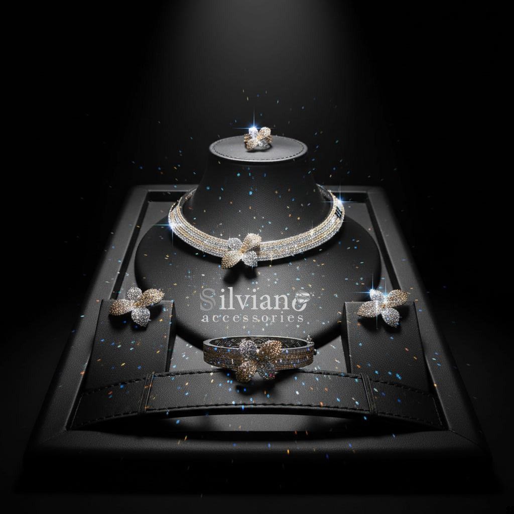 طقم "زهرة سلفيانو " - سحر الأنوثة المتكاملة