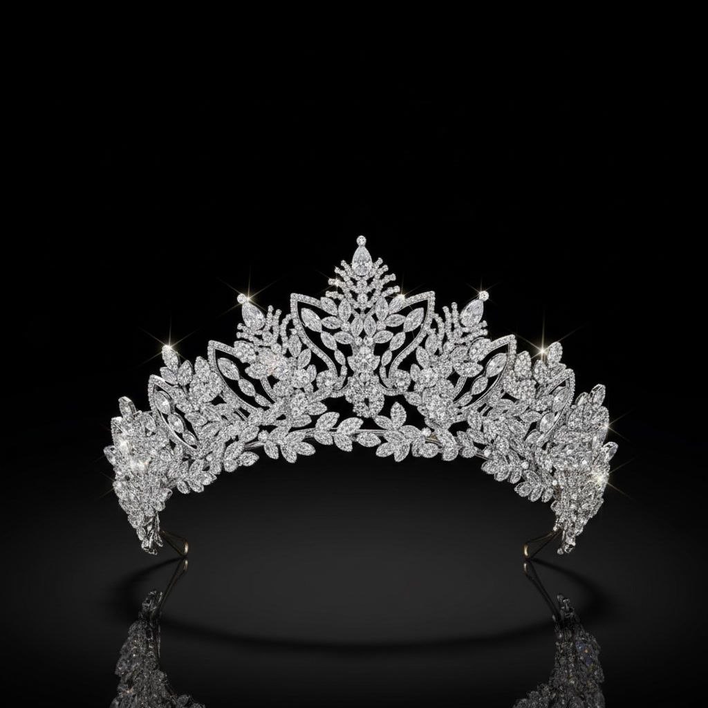 تاج "زاهية" الملكي – إصدار حصري مرصع بالكريستال السويسري