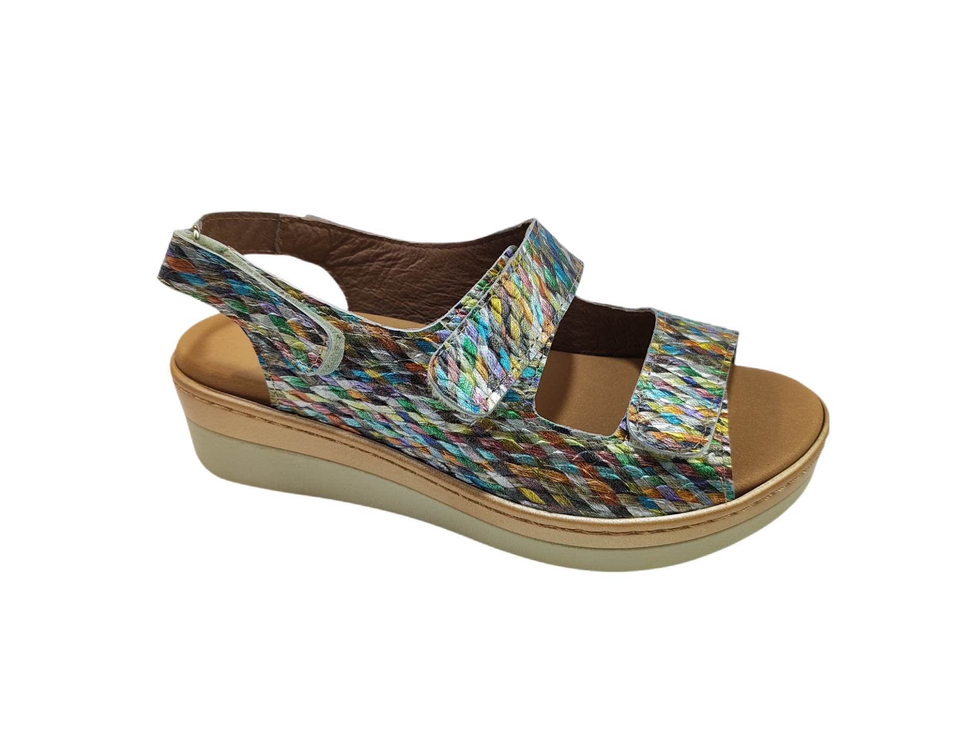 Sandalia multicolor