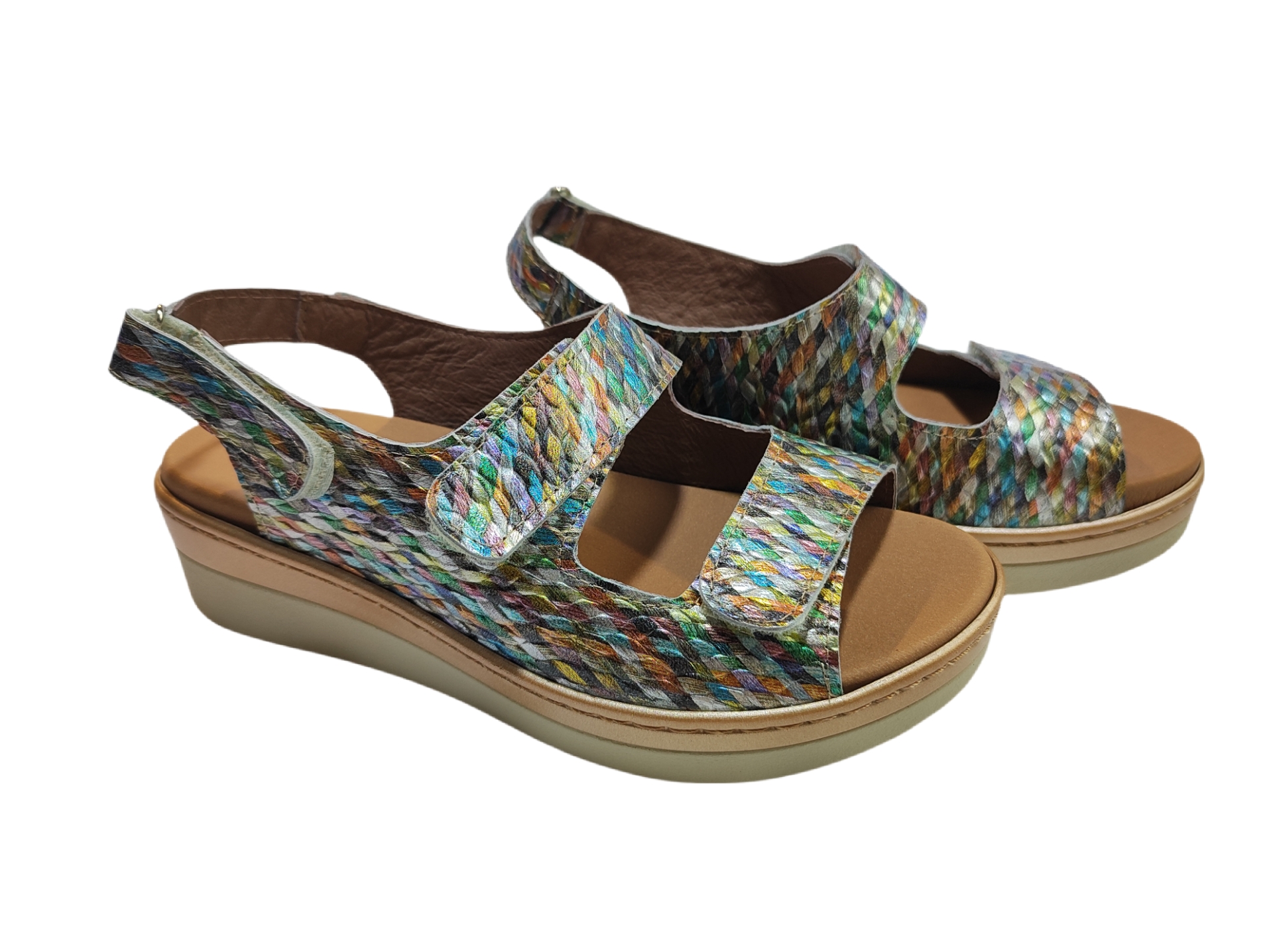 Sandalia multicolor