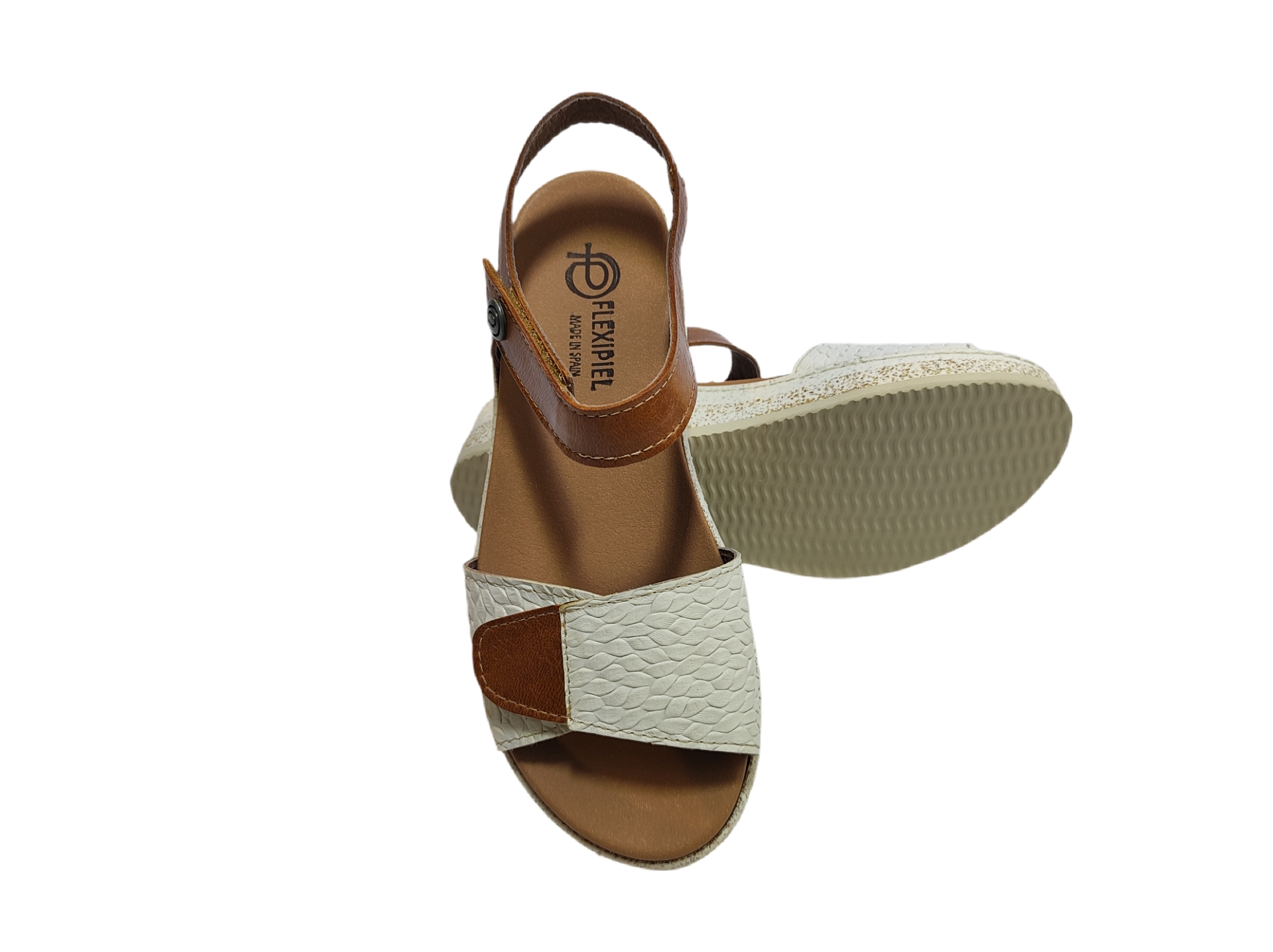 Sandalia Trenzado Marfil