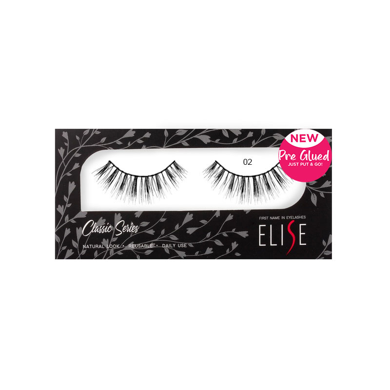 Elise Classic 02 Preglued False Eyelashes