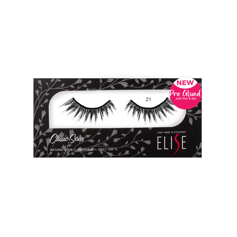Elise Eyelashes Classic 21 Preglued 