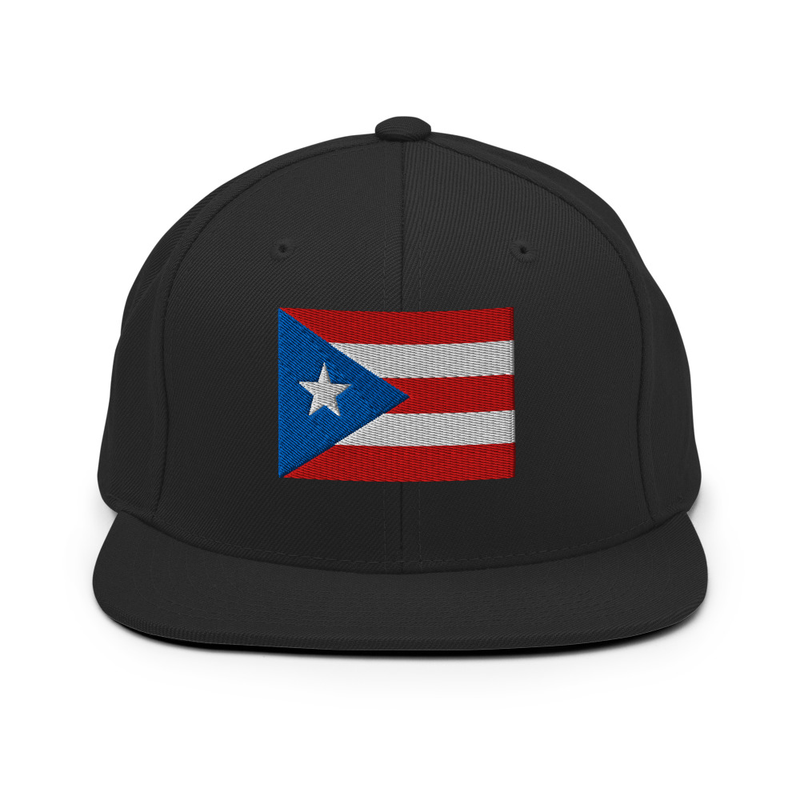  Puerto Rico Snapback Hat