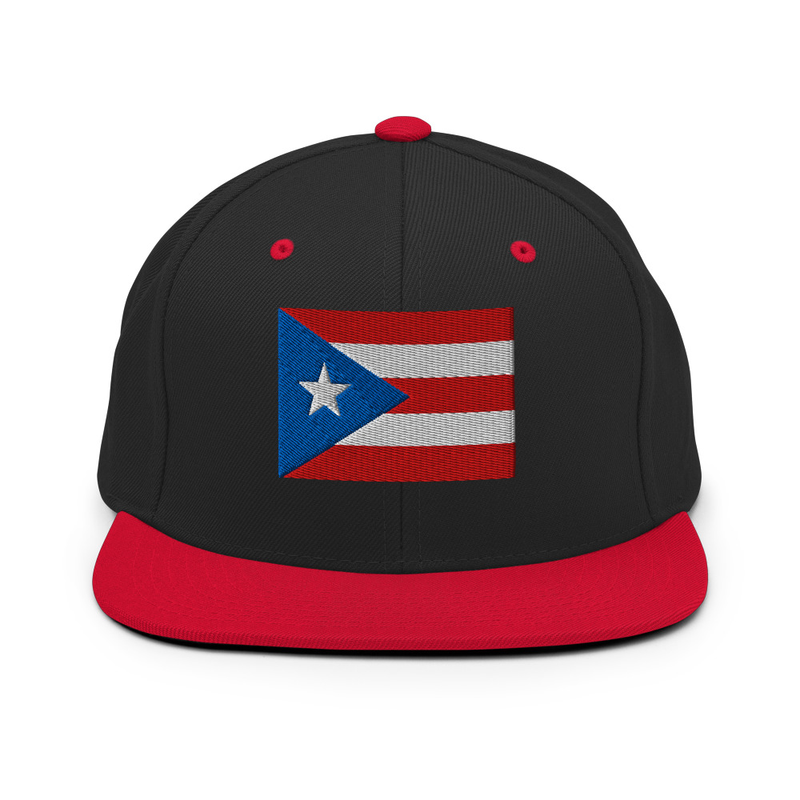  Puerto Rico Snapback Hat