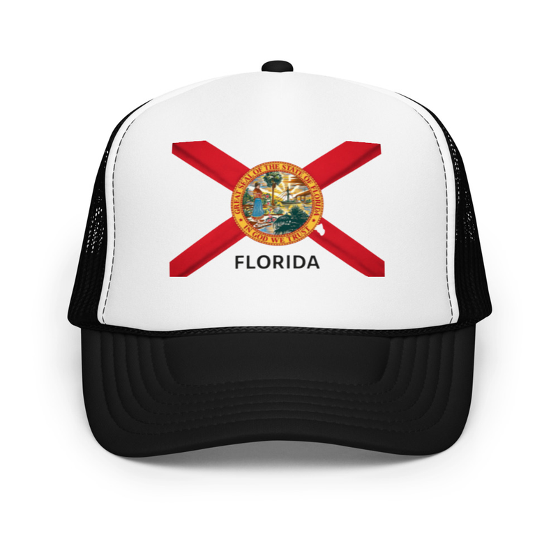 Florida Flag Foam trucker hat