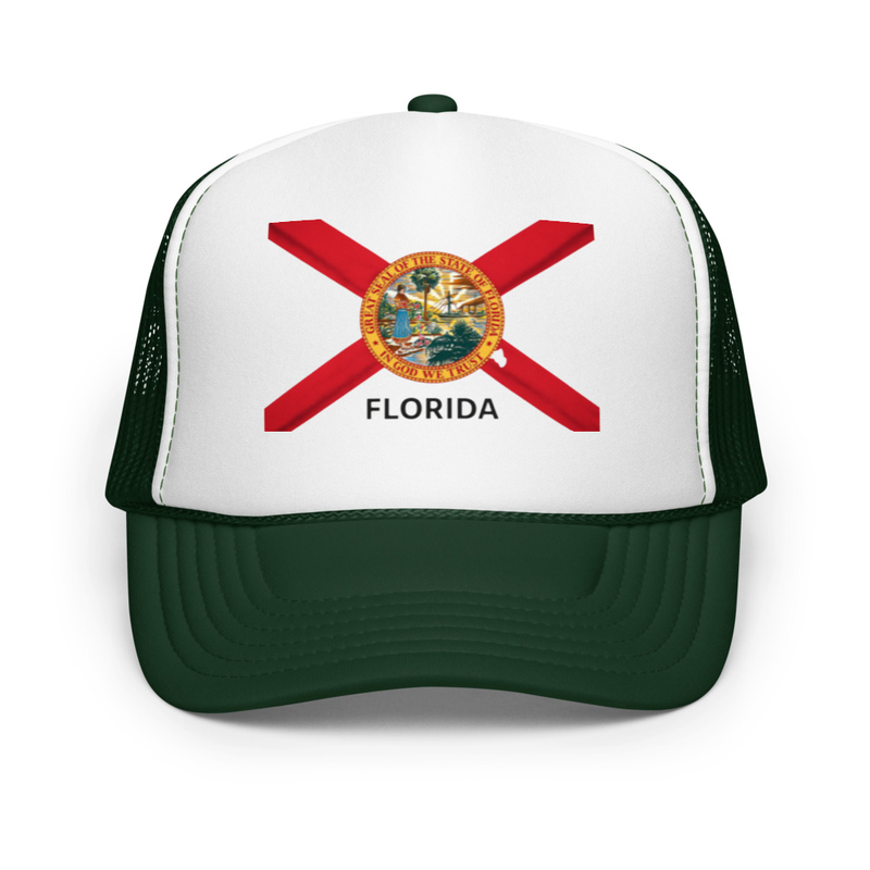 Florida Flag Foam trucker hat