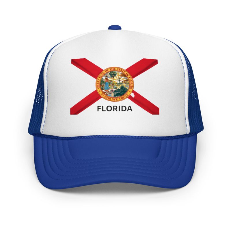 Florida Flag Foam trucker hat