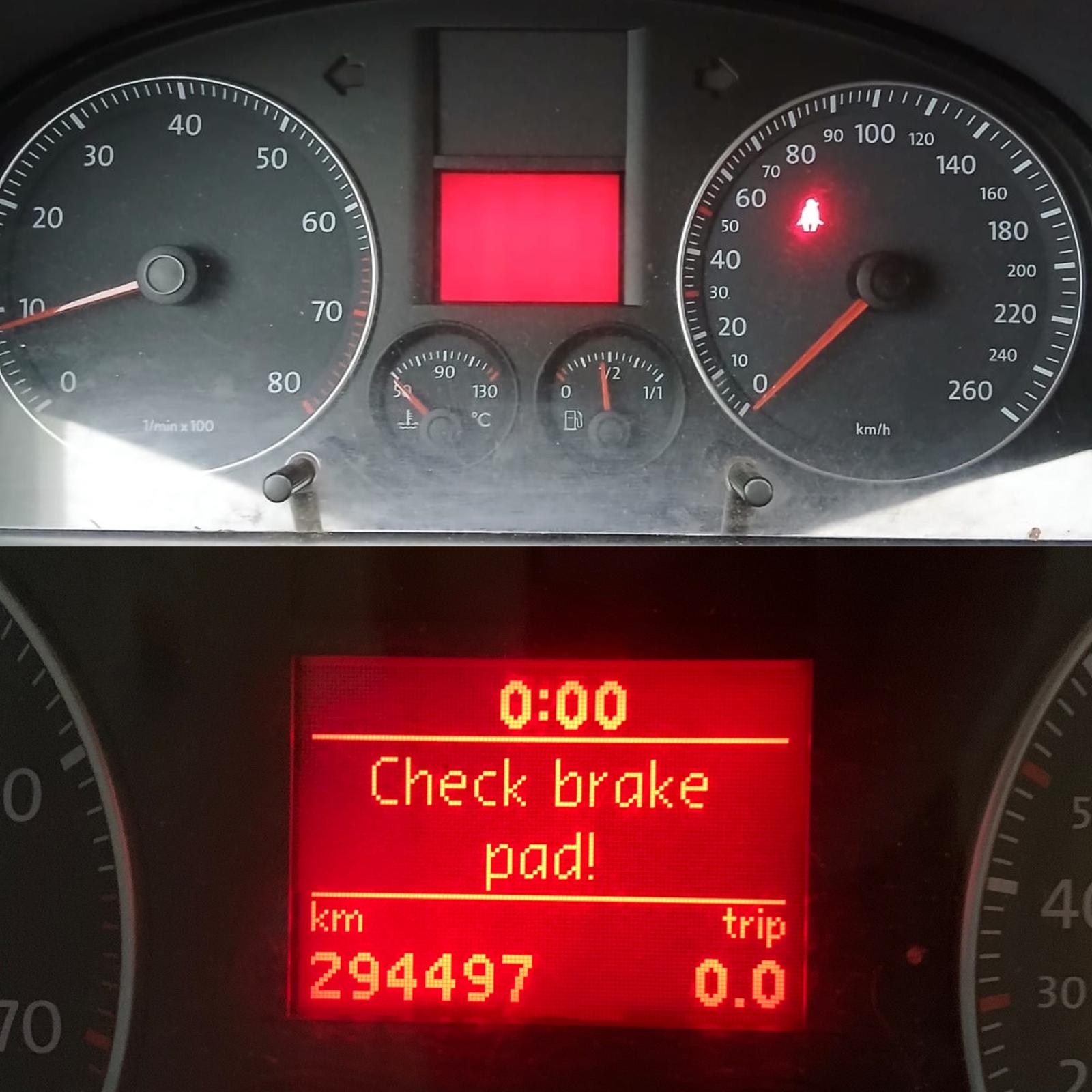 Volkswagen mittariston näytön korjaus