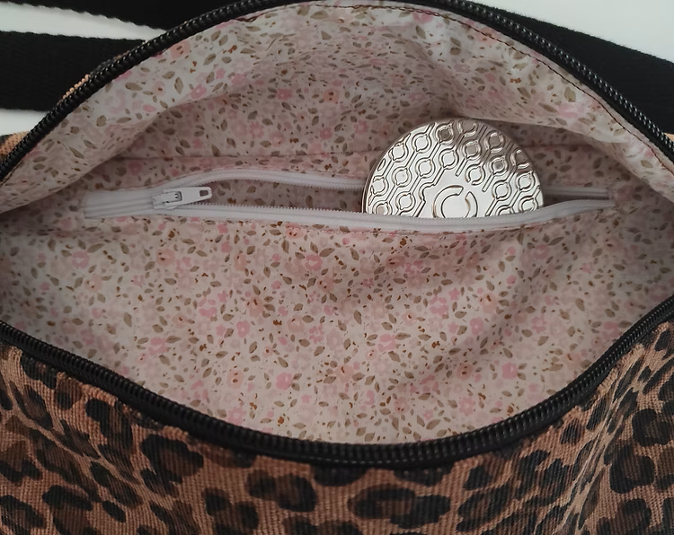 Sac banane imprimé léopard