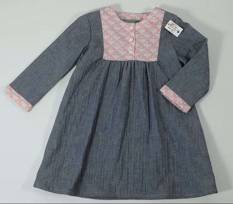 Robe en jeans moletonnéé